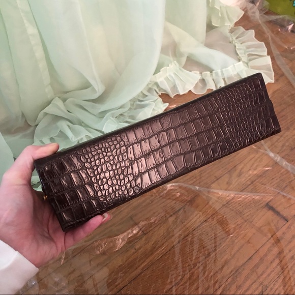 sold 🐊 vintage patent leather snake skin purse - Picture 4 of 4